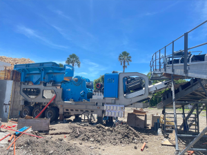 時(shí)產(chǎn)150-200噸的移動破碎站需要多少錢？